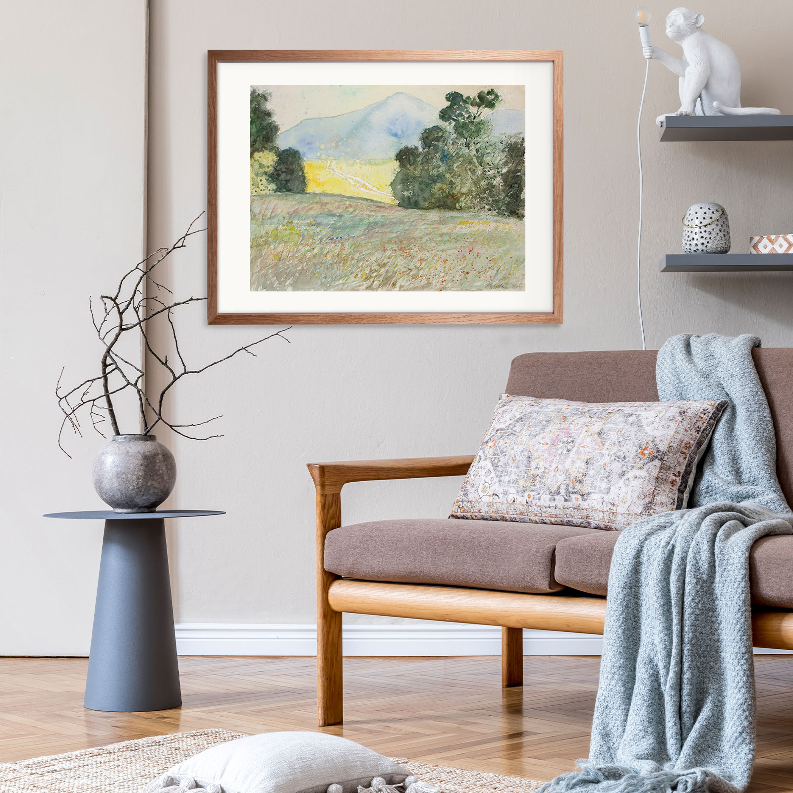Aquarell "Wiesen" – Bild 2