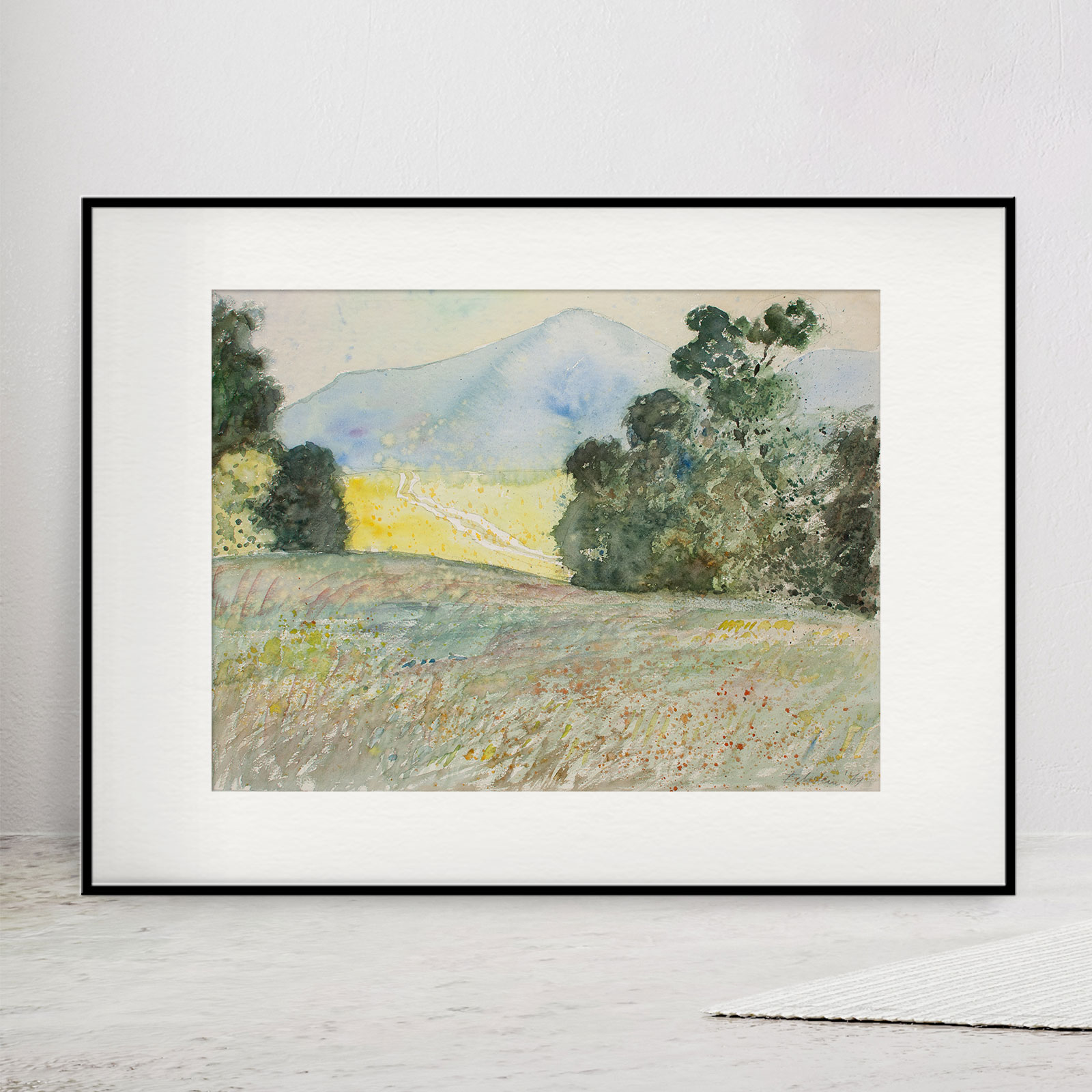 Aquarell "Wiesen" – Bild 3