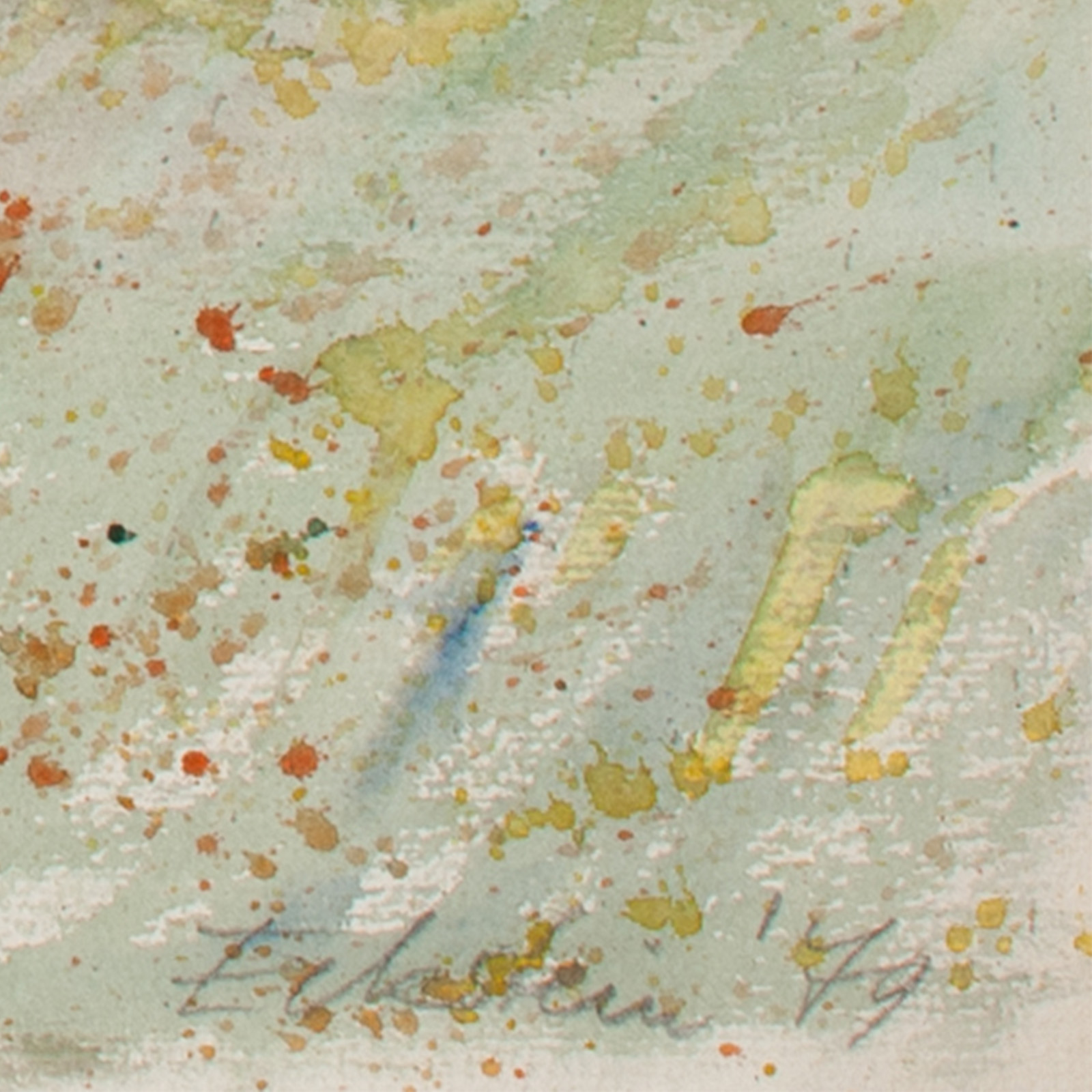 Aquarell "Wiesen" – Bild 4