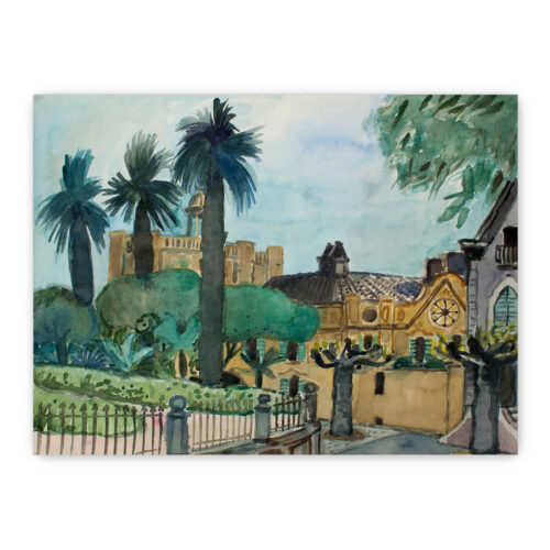 Aquarell "Casa Camuzzi 1"