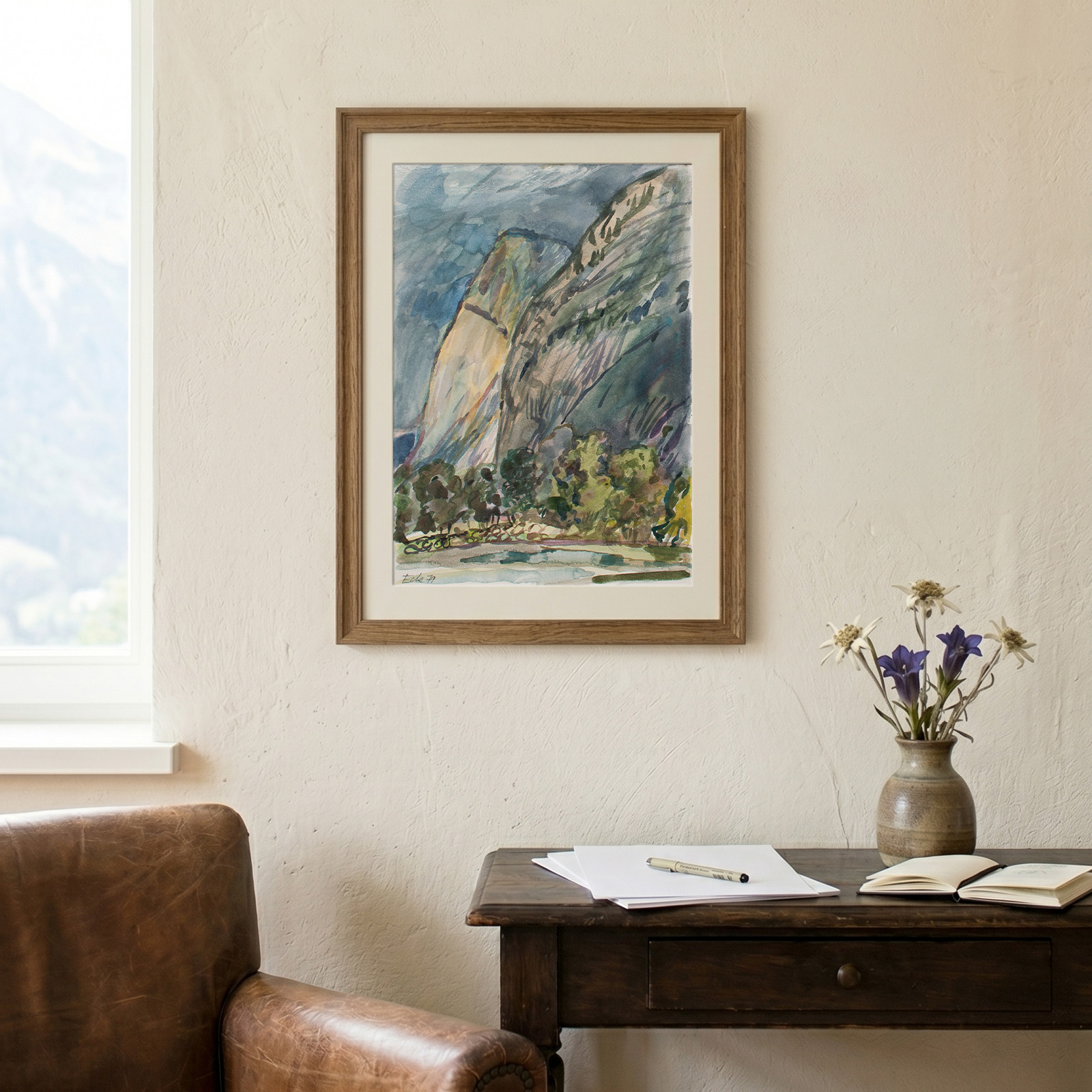 Aquarell "Skizzen aus Niederthai Ötztal" – Bild 2