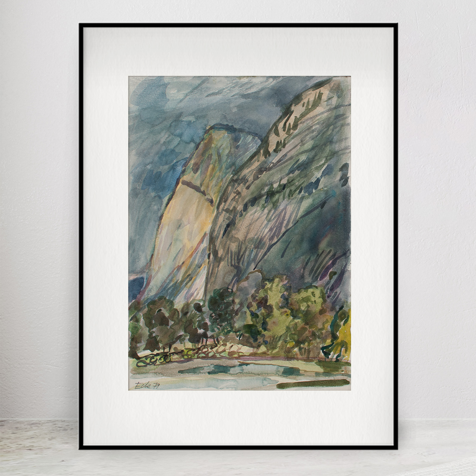 Aquarell "Skizzen aus Niederthai Ötztal" – Bild 3