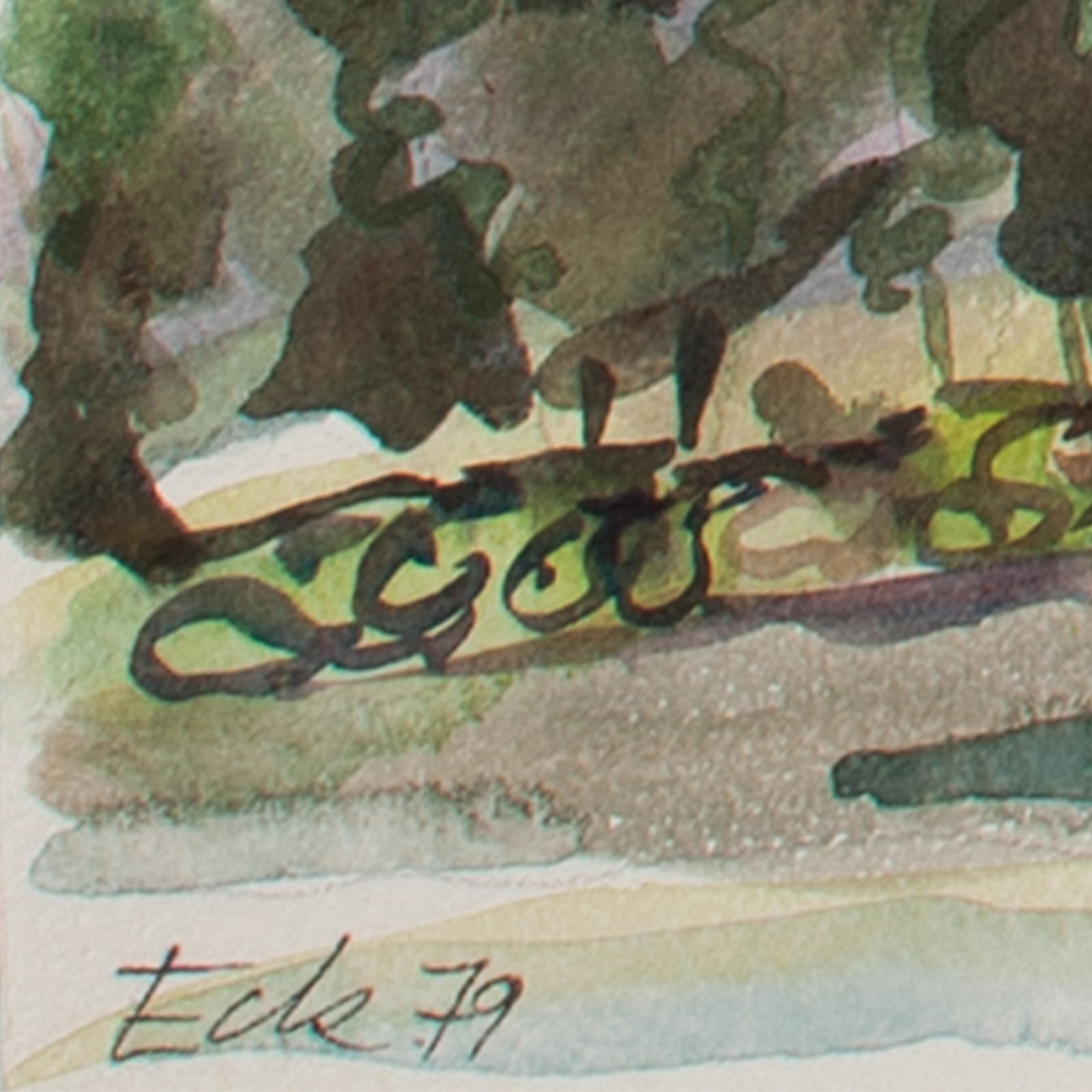 Aquarell "Skizzen aus Niederthai Ötztal" – Bild 4
